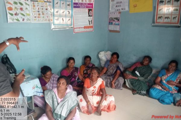 SHG training on Waste Management at MMHills