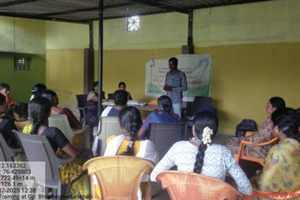 Financial Literacy Training at Bachegowdanhallli GP