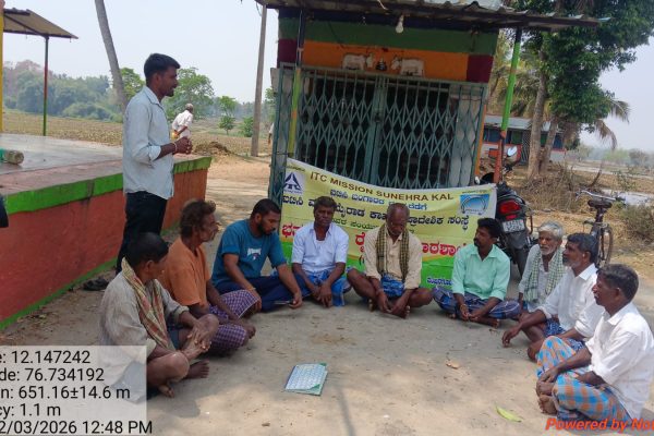 Paddy Pre sowing FFS Class at Bokkalli Village Hulimavu GP