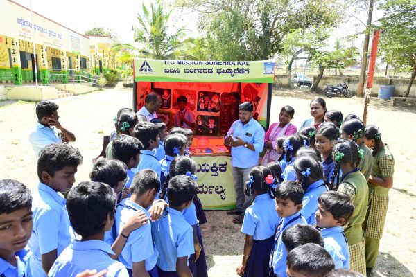 WASH kiosk training at GHPS Haleyuru